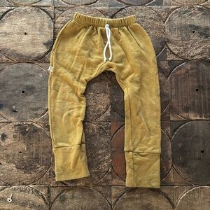 Childhoods clothing lunar on mustard gusset sweatpants